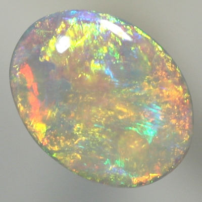 SOLID SEMI BLACK OPAL Crisp neon orange and green